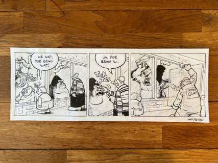 Retera, Mark | Retera, Mark - Originele strook - Dirkjan maakt gorilla boos - (2021) | Catawiki