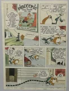 Corteggiani/Tranchand | Tranchand, Pierre - Planche originale - Chafouin et Baluchon - Hommage à Pinocchio - (1981) | Catawiki