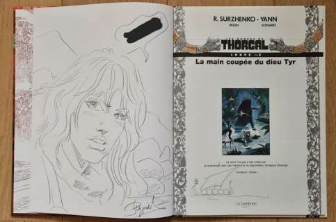 Surzhenko / Yann | Les mondes de Thorgal - Louve T2 - La Main coupée du Dieu Tyr + dédicace - C - EO - (2012) | Catawiki