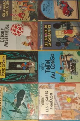 Colección 23 libros tintin antiguos en frances de finales de los 60 principios de los 70. | todocoleccion (Buy It Now)