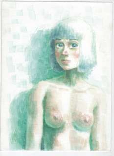 Size: 19 X 28 Cm. - Signed | Gambedotti, Atilio - 1 Original illustration -"inocencia" - Page volante - (2022) | Catawiki