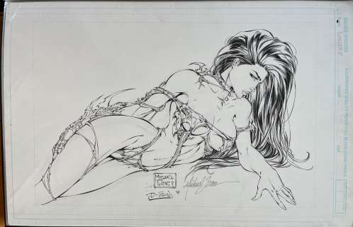 Dtron , Michael Turner - witchblade in repose