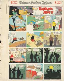 King - GASOLINE ALLEY, Sunday Page, Proof (11/22/1925) | Russ Cochran