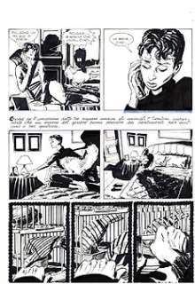 Luca Vannini - Julia n. 1 - Luca Vannini - Tavola Originale - gli occhi dell‘abisso - (1998)