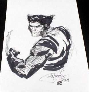  - Peter Steigerwald Signed Wolverine Sketch