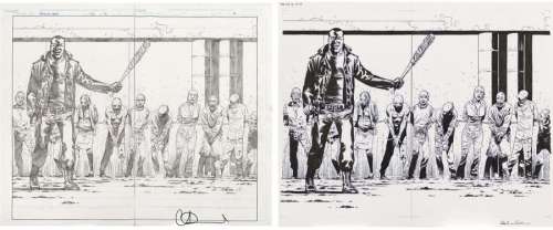 Adlard Charlie & Gaudiano Stefanoamricains N En 1966 & 1966 | ADLARD CHARLIE & GAUDIANO STEFANO AMÉRICAINS NÉ EN 1966 & 1966 GUERRE TOTALE | Cornette de St Cyr