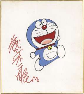 Fujiko Fujio Handwritten color Shikishi "Doraemon" | Mandarake (Big Web)