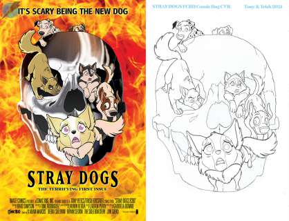 Tony Fleecs Trish Forstner - stray dogs issue fcbd page cover