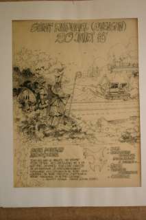 Bilal. Enki. (Né En 1951). | BILAL. Enki. . Â«Â Fête PopulaireÂ Â» Encre de Chine noire sur papier calq | Tessier Sarrou