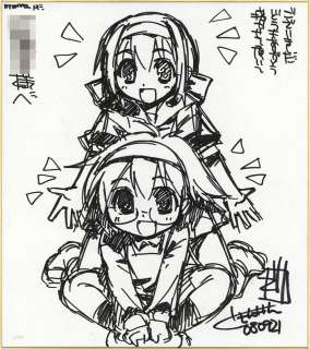 Monta Tokida Hand-Drawn Shikishi "Tenchoo Watanabe-san" | Mandarake (Big Web)