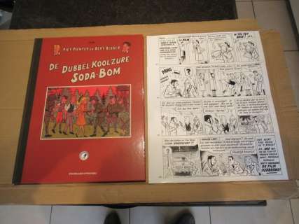 Pom (Jozef Van Hove) | Pom (Jozef van Hove) - Orginele pagina (p.24) + luxe groot formaat - Piet Pienter en BerT Bibber 18 - De Dubbel-koolzure-soda-bom - Cartonné - (1962/2022) | Catawiki