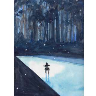 Grégory MARDON - Illustration originale - Lucioles