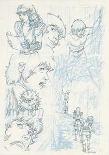 Buichi Terasawa Hand-Drawn Manuscript "Cobra" | Mandarake (Big Web)