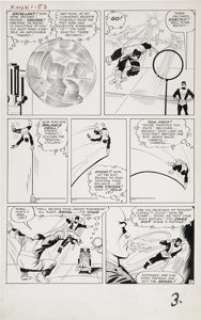 Jack Kirby and Paul Reinman X-Men #1 Beast Training Lesson page 3 Original Art (Marvel, 1963). From the - | Heritage
