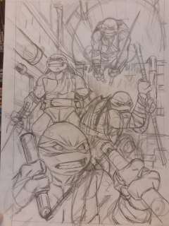 Itri, Marco | Itri, Marco - Illustrazione originale "Teenage Mutant ninja turtles" - (2018) | Catawiki