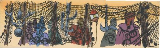 Jean-Claude Mézières | Valérian, Les astéroïdes de Shimballil, illustration | Galerie 9ème Art