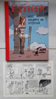 Duchateau, Kim | Duchateau, Kim - Originele halvepagina + luxe album - Esther - Niet volgens de afspraak - (2017) | Catawiki