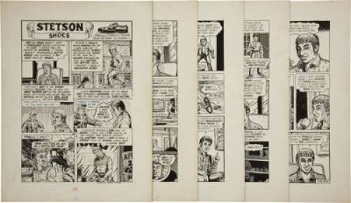 Harvey Pekar and Gary Dumm American Splendor #3 Complete 5-page Story "Stetson Shoes" Original Art -
