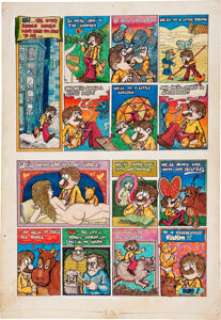 Art Spiegelman Cavalier Complete 1-page Story Original Art (Cavalier, 1969). Our man Artie is movin‘ to the -