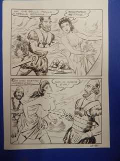 Edgardo Dell’acqua | Messalina n. 67 - Edgardo Dell’Acqua - 20x Tavole Originali Erotiche "L’orrendo sacrificio" - Page volante - Exemplaire unique - (1969) | Catawiki