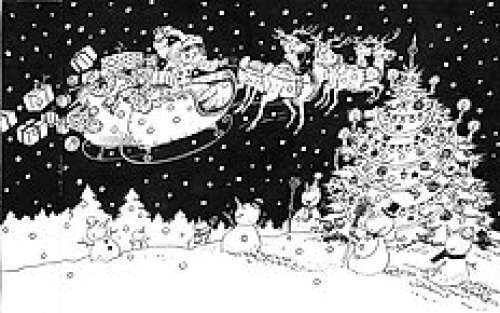 Marc Wasterlain | Wasterlain - Double page de garde originale - Docteur Poche T10 - Docteur Poche et le Père Noël - (1995) | Catawiki