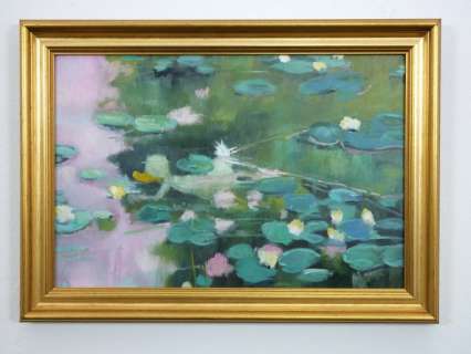 Ommo Wille | Donald Duck - Seerosenteich - gerahmt - (2023) | Catawiki