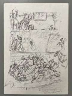 Alan Davis Preliminary Layout | Golden Age Collectibles