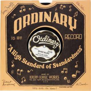 Robert Crumb and his Keep On Truckin‘ Orchestra "River Blues" Signed Record (Krupp Comic Works, -