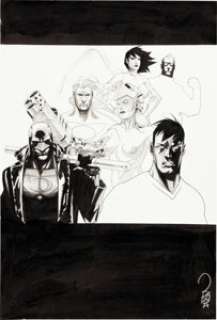 Dustin Nguyen The Authority Revolution Trade Paperback Cover Original Art (DC, 2005). You say you want a -