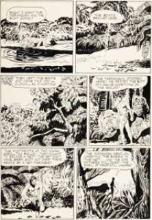 Jesse Marsh Tarzan #13 Page 33 Original Art (Dell, 1950). Jesse Marsh‘s Tarzan is fondly recalled by many Baby -