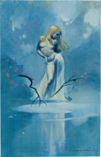 Mike Hoffman Lady of the Lake Painting Original Art (2005). This ethereal goddess comes courtesy of the -