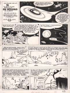 Dupa | Cubitus, planche n°2 Ã  l’encre de Chine du réci… | Millon