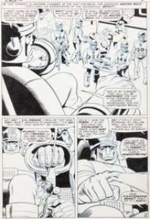 Jack Kirby, Werner Roth, and Dick Ayers X-Men #16 Page 6 Original Art (Marvel, 1966). The Sentinels were - | Heritage
