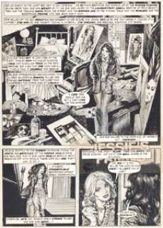 Gonzalo Mayo Vampirella #69 "Jessie‘s Friend" Complete 10-Page Story Original Art (Warren, 1978). -