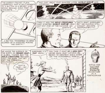 Murphy Anderson Strange Adventures #144 Page 15 Atomic Knights Original Art (DC, 1962). The Atomic Knights -
