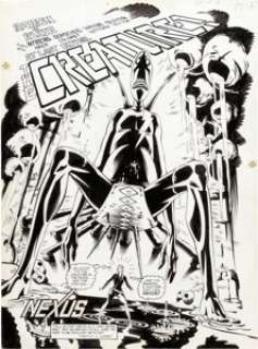 Steve Rude and John Nyberg Nexus #19 Splash Page 1 Original Art (First, 1986). Vootie! This is only the second -