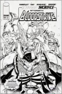 Karl Alstaetter and Danny Miki Bloodstrike #19 Cover Original Art (Image, 1995). The original Bloodstrike -