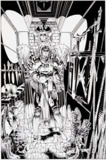 Whilce Portacio and Scott Williams Wetworks #6 Cover Original Art (Image, 1994). There‘s blood and war in -