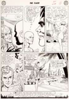 Carmine Infantino and Joe Giella The Flash #124 Page 4 Elongated Man and Captain Boomerang Original Art -