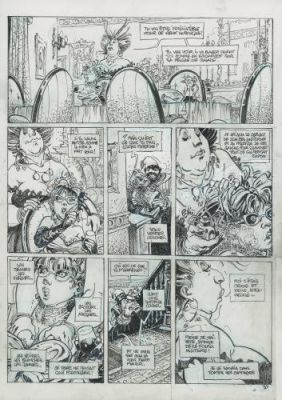 Régis Loisel | La Dernière Maison Juste Avant la Forêt, planche 50 | Galerie 9ème Art