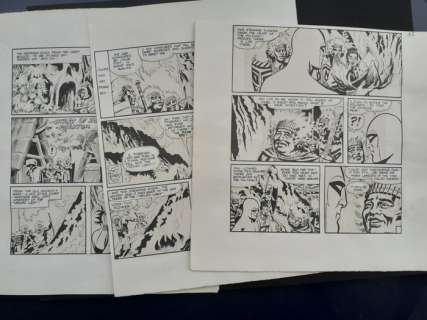 Sy , Barry | The Phantom - - 3x tavole originali di Phantom - Page volante - EO - (1970) | Catawiki