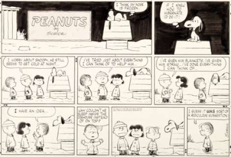 Charles Schulz Peanuts Sunday Comic Strip Original Art dated 1-27-63 (United Feature Syndicate, 1963). Have you - | Heritage