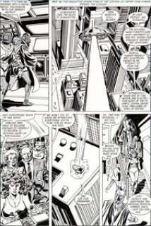 John Buscema and Tom Palmer The Avengers #294 Page 23 Original Art (Marvel, 1988). Kang the Conqueror is -