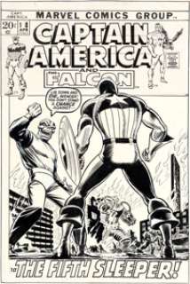 John Romita Sr. Captain America #148 Cover Red Skull Original Art (Marvel, 1972). The Red Skull unleashes -