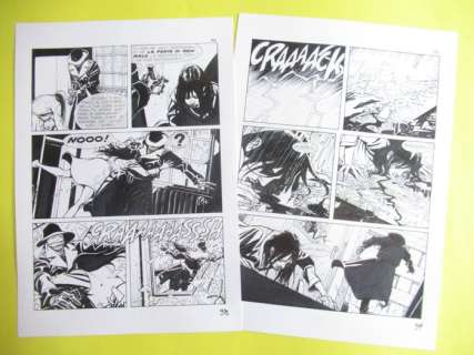 Mari, Nicola | Mari, Nicola - 2x Tavole Originali Dylan Dog n. 284 ’’Nel Segno del Dolore’’ - (2010) | Catawiki