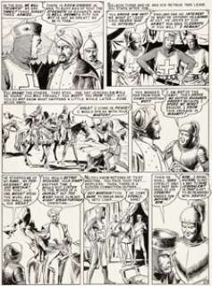 Reed Crandall Valor #3 "Debt of Honor" Story Page 3 Original Art (EC, 1955). Richard the - | Heritage
