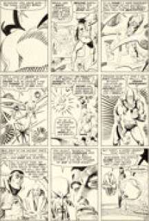 Steve Ditko Strange Tales #141 Story Page 8 Doctor Strange Original Art (Marvel, 1966). The very first piece of - | Heritage