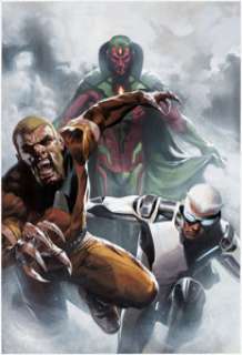 Gabriele Dell‘Otto Uncanny Avengers #1 Variant Cover Painting Original Art (Marvel, 2015)....