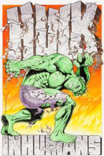 Jim Steranko Incredible Hulk Special (Annual) #1 Cover Recreation Original Art (undated).... | Heritage