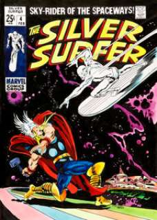 Michael Kelleher and Stan Goldberg Silver Surfer #4 Cover Recreation Original Art (2007).... | Heritage